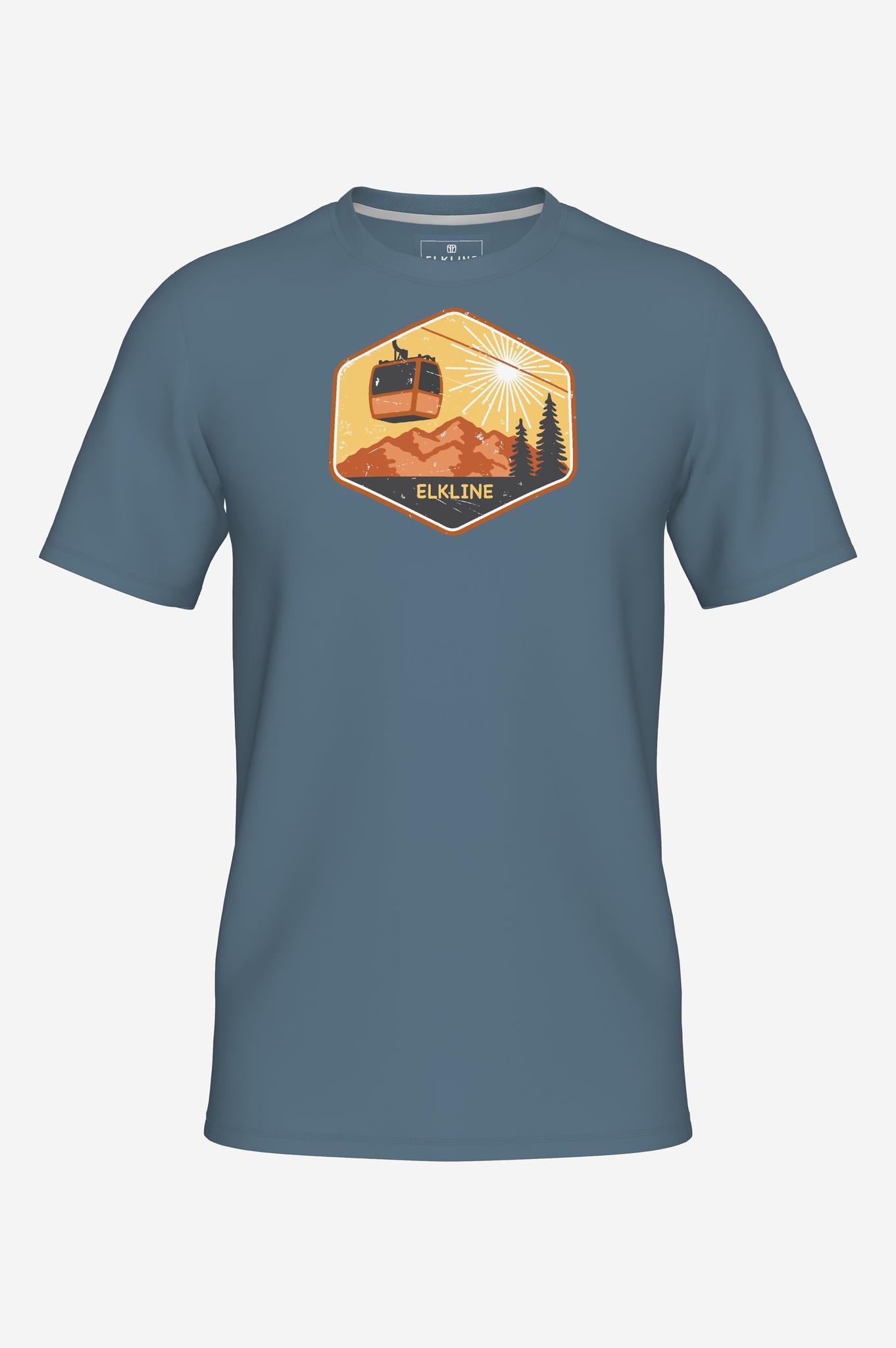 MITTELSTATION-Herren T-Shirt-Elkline-3