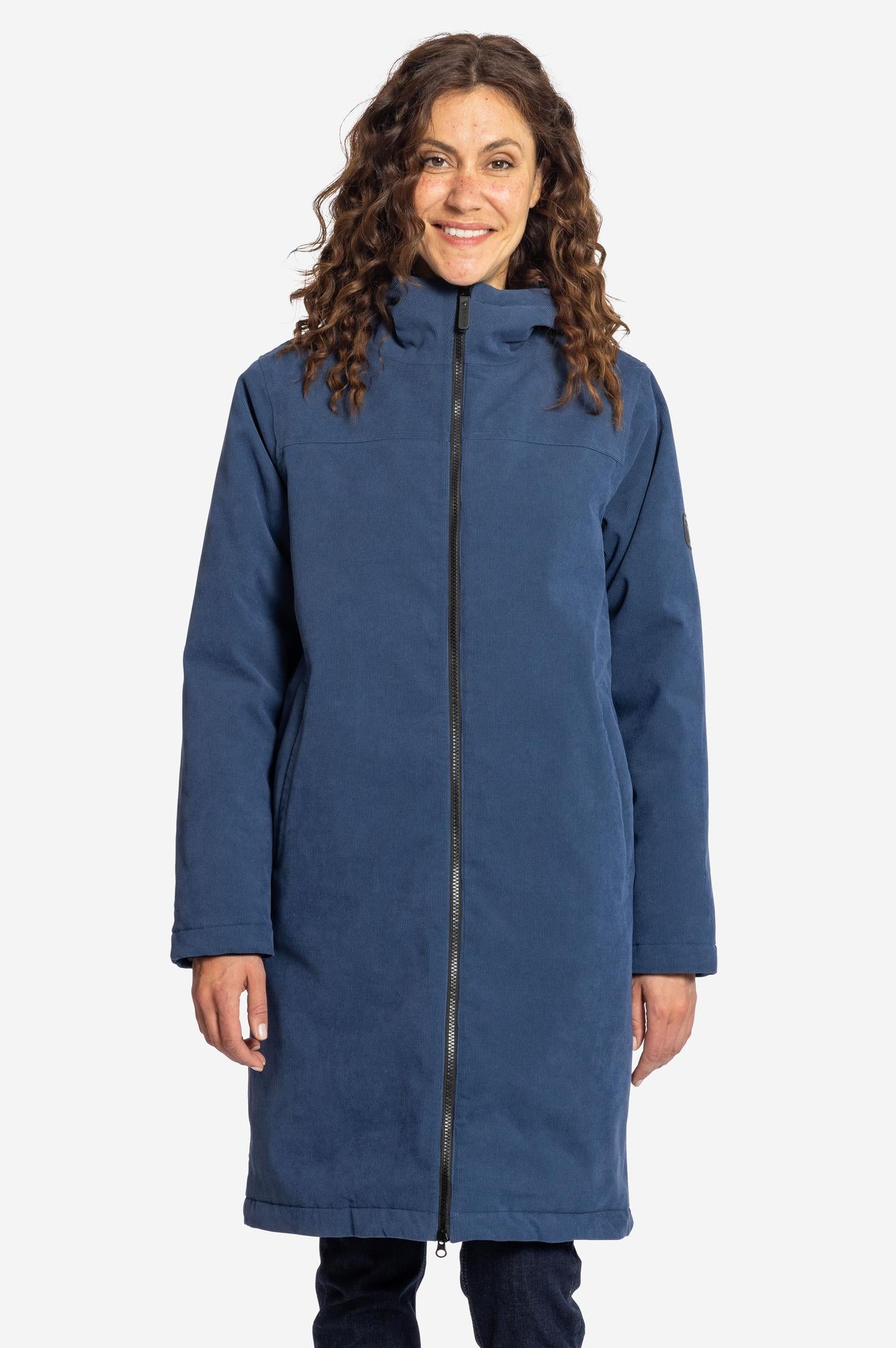 DUBLIN-Wasserdichter Cord Wintermantel für Damen-Elkline-1