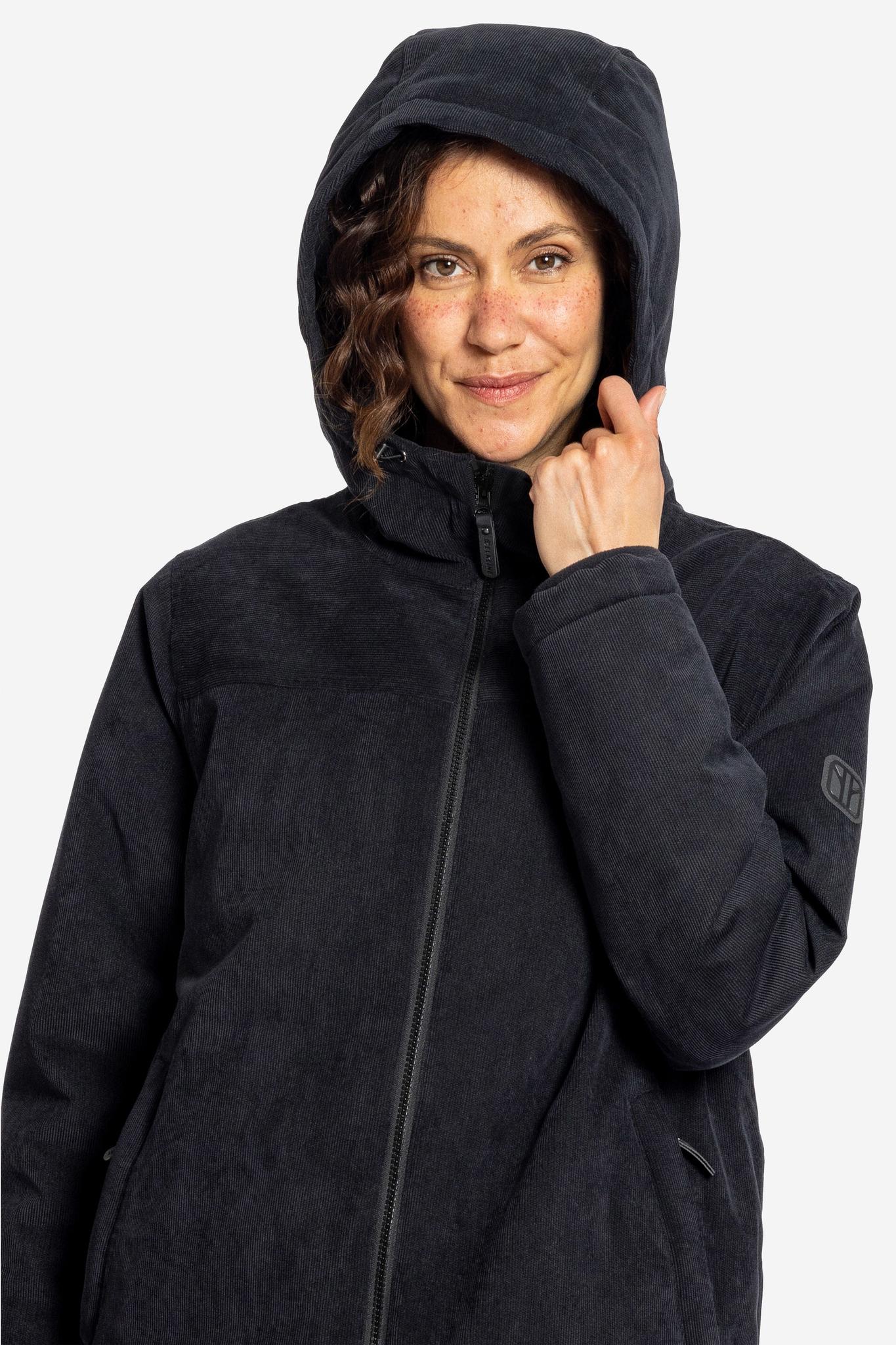 DUBLIN-Wasserdichter Cord Wintermantel für Damen-Elkline-11