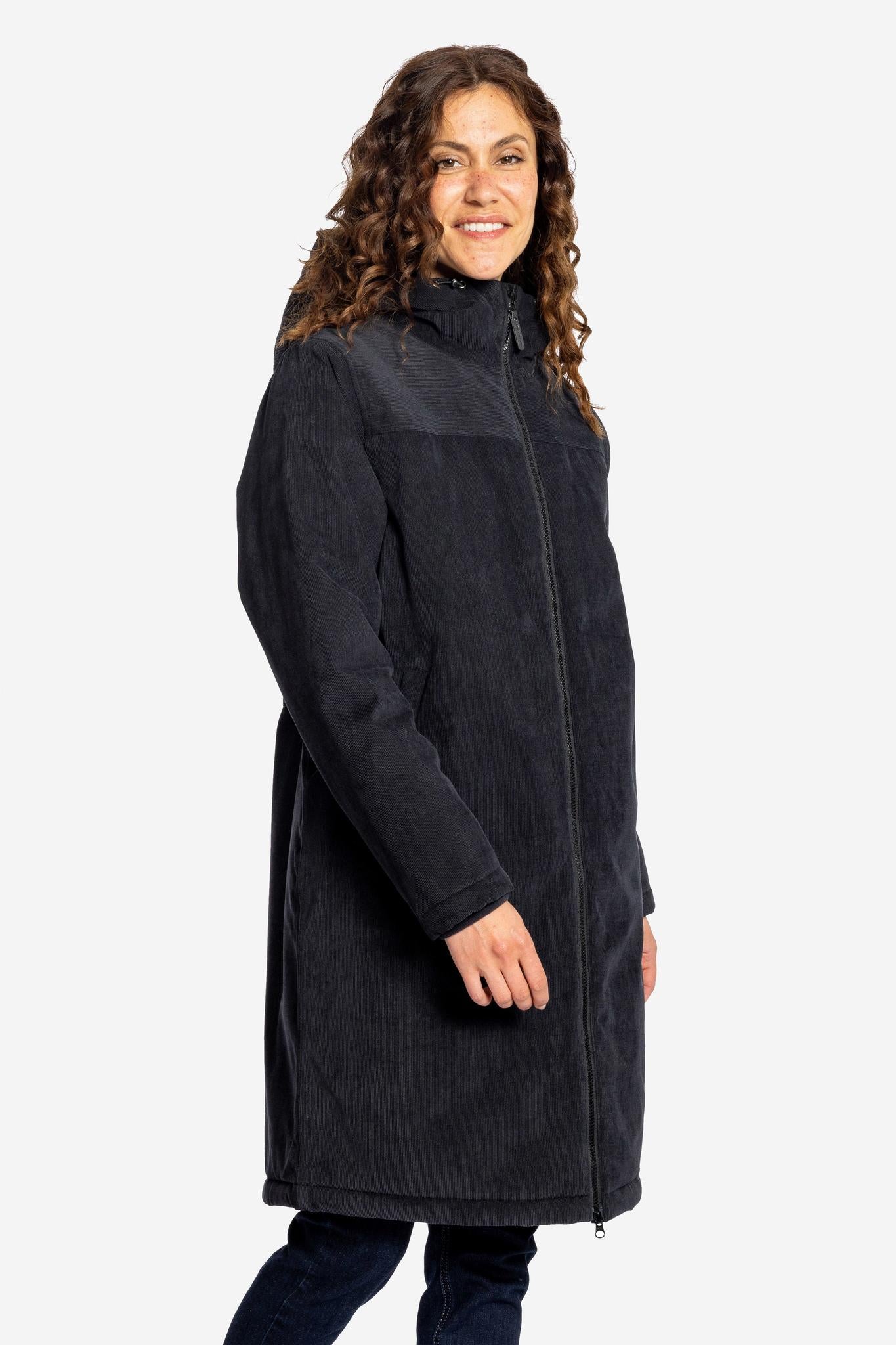 DUBLIN-Wasserdichter Cord Wintermantel für Damen-Elkline-17