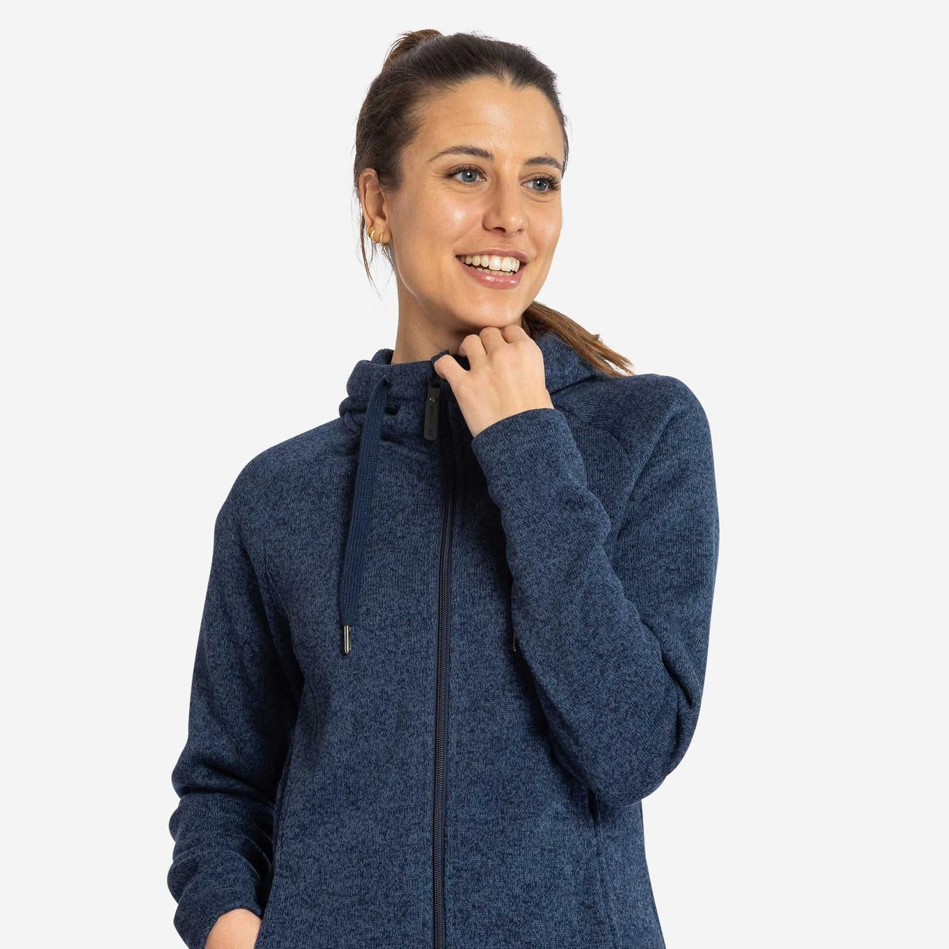 DURCHWÄRMER-Damen Fleecemantel-Elkline-12