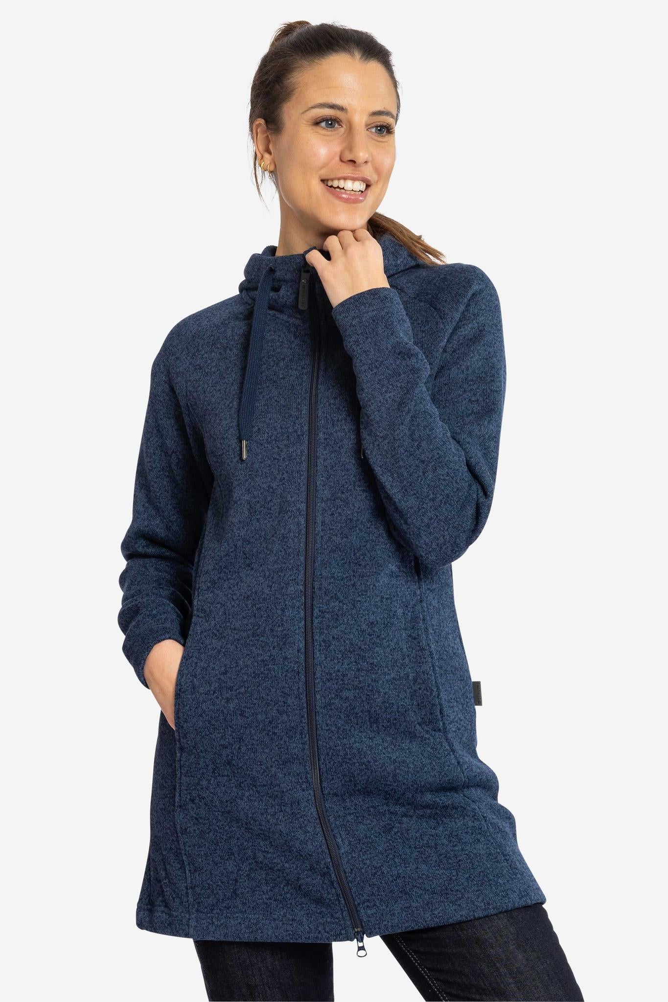 DURCHWÄRMER-Damen Fleecemantel-Elkline-12