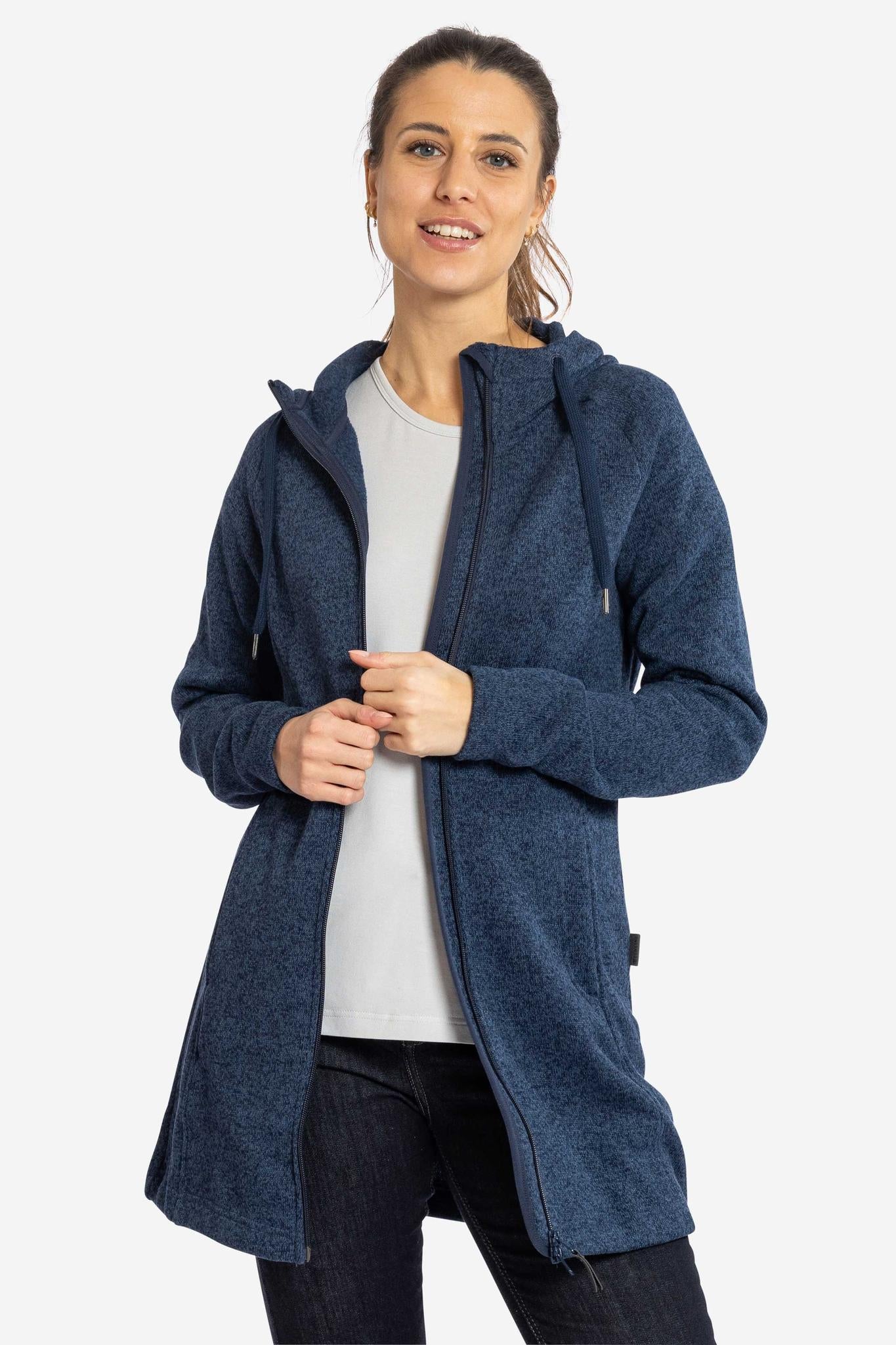 DURCHWÄRMER-Damen Fleecemantel-Elkline-13