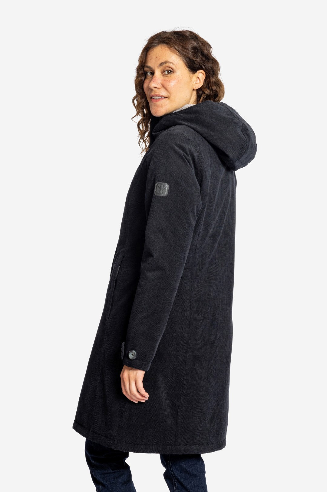 GLASGOW-Wasserdichter Cord Wintermantel für Damen-Elkline-25