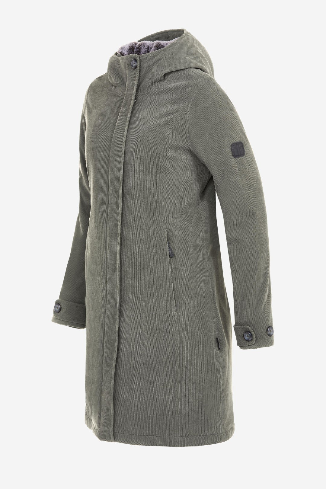 GLASGOW-Wasserdichter Cord Wintermantel für Damen-Elkline-3