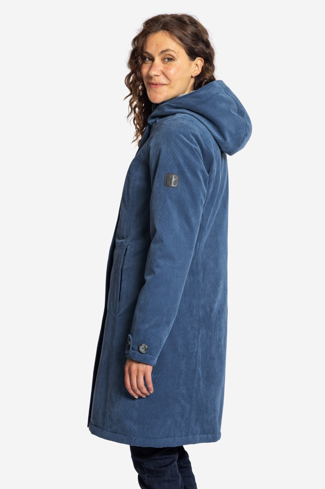 GLASGOW-Wasserdichter Cord Wintermantel für Damen-Elkline-36