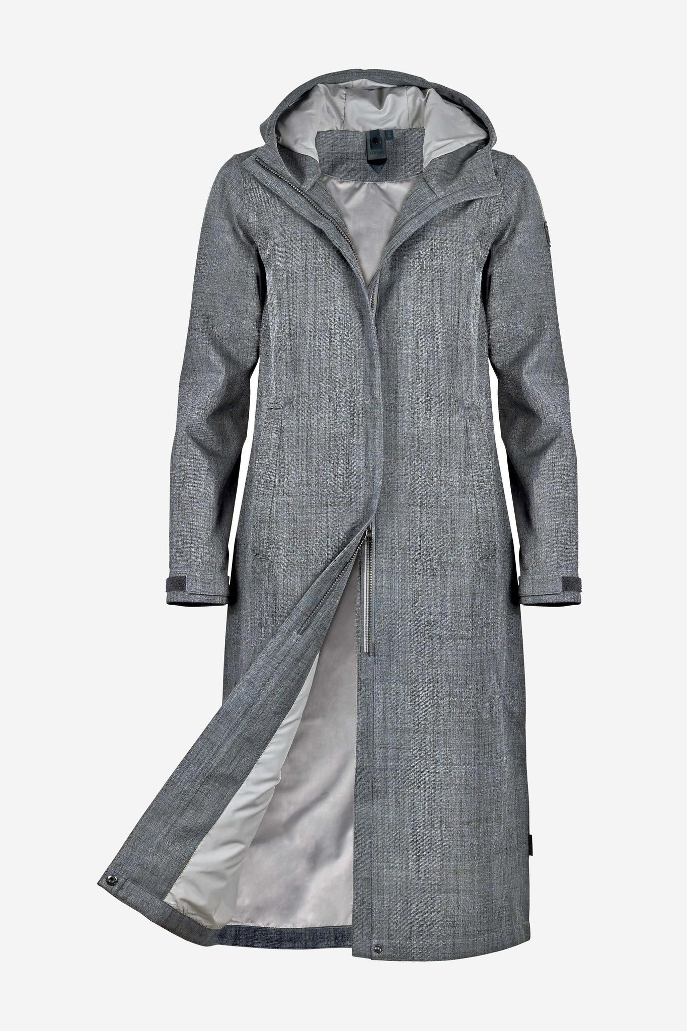 LONG DANCE-Langer wasserdichter Regenmantel für Damen-Elkline-4