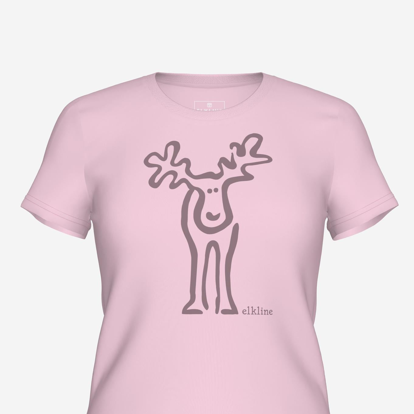 RUDOLFINE-Retro Elch T-Shirt aus reiner Bio-Baumwolle für Damen-Elkline-5