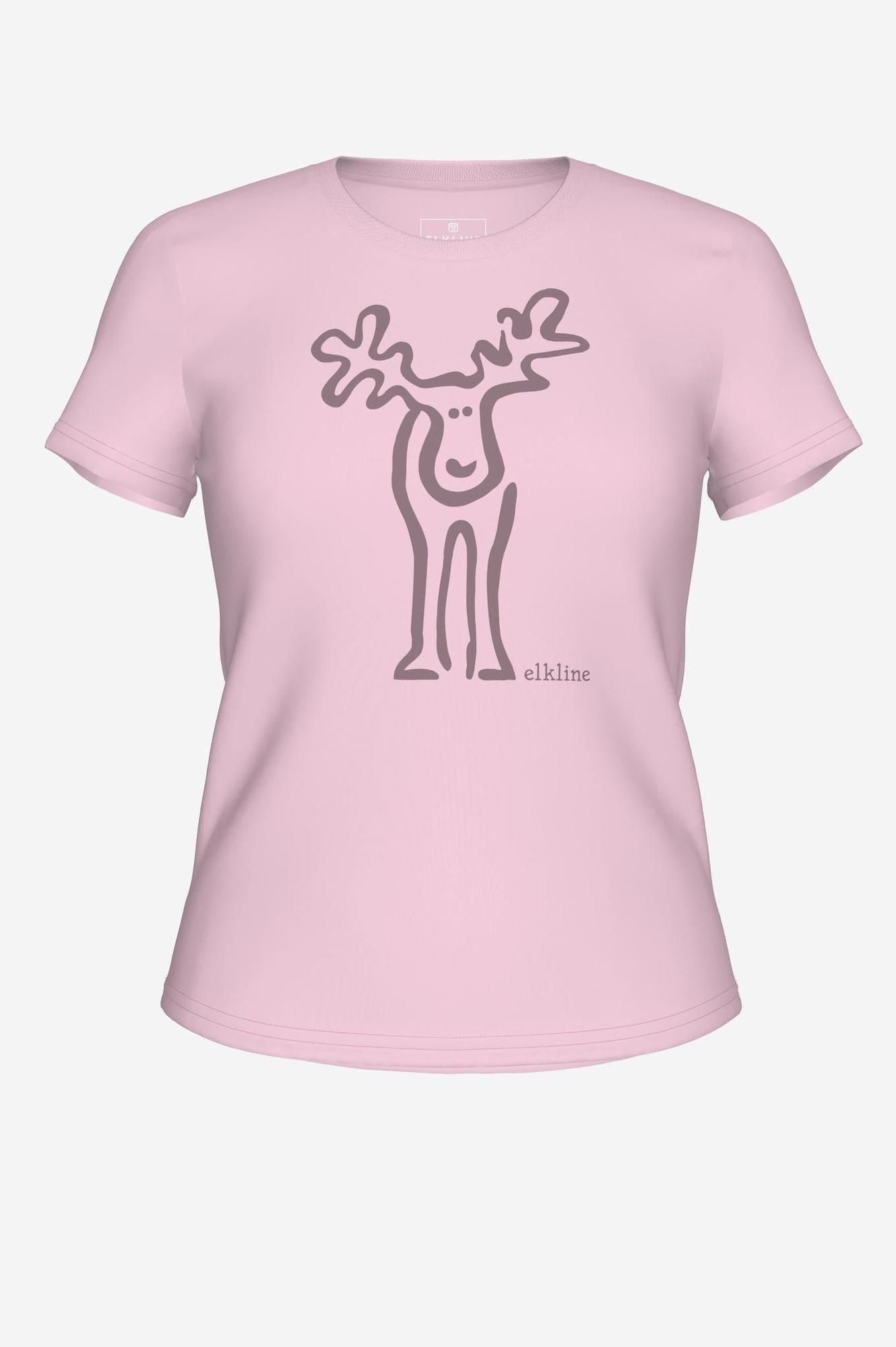 RUDOLFINE-Retro Elch T-Shirt aus reiner Bio-Baumwolle für Damen-Elkline-5
