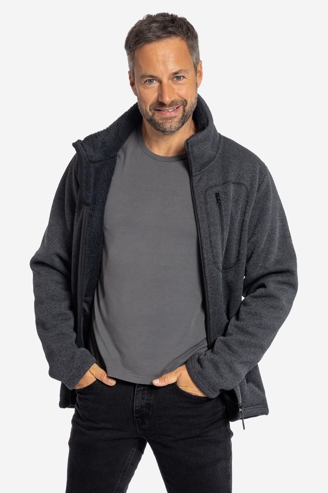 FAT CHANCE-Herren Fleecejacke-Elkline-35