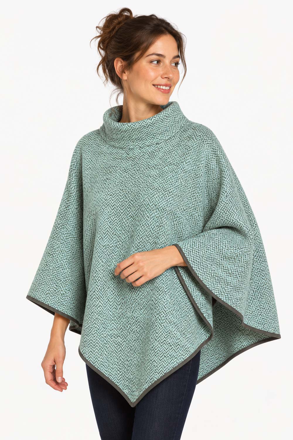 COZY CAPE Damen Poncho