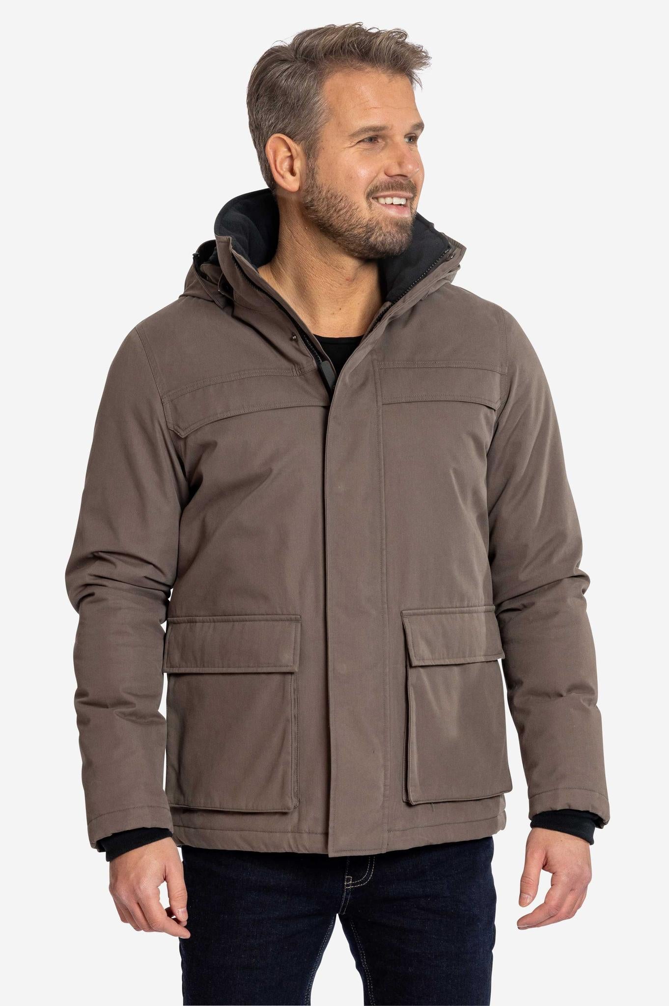 HARDSHELL-Herren Outdoorparka-Elkline-1