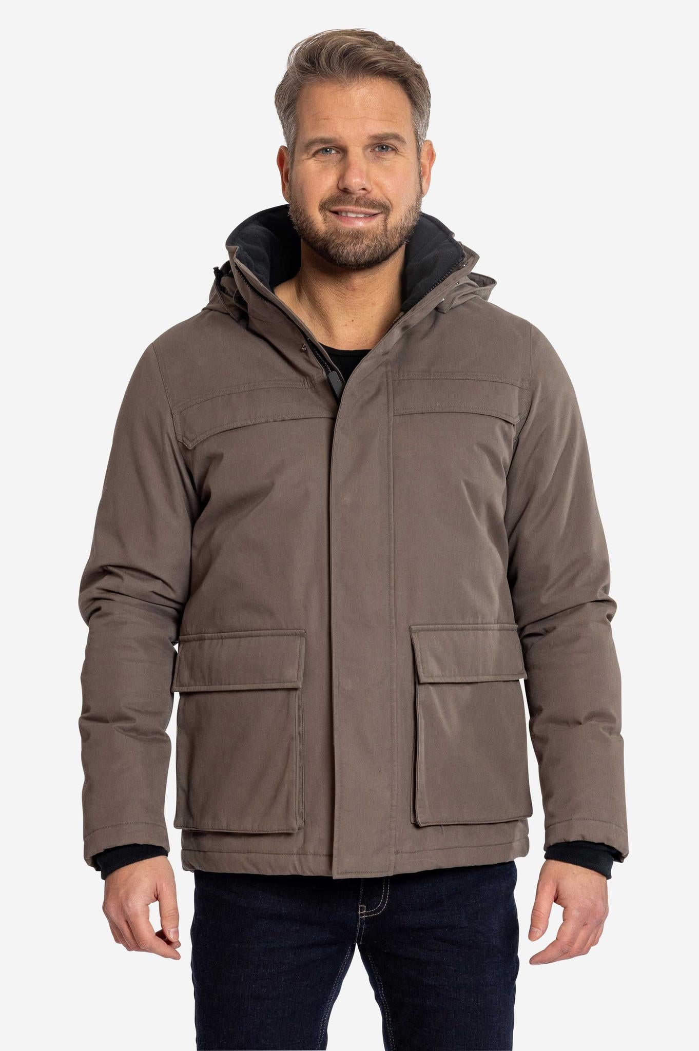 HARDSHELL-Herren Outdoorparka-Elkline-5