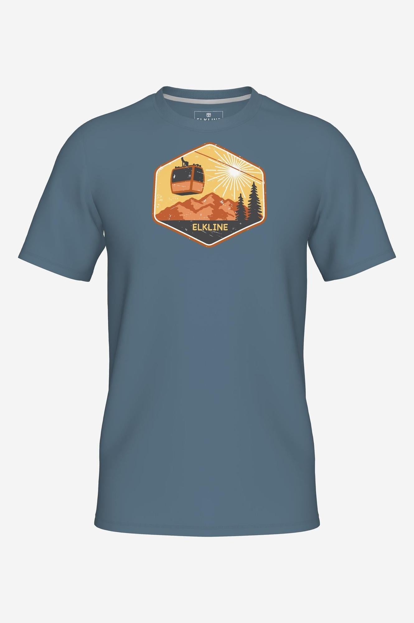 MITTELSTATION-Herren T-Shirt-Elkline-3