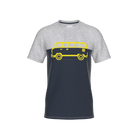 Abfahrt Kids T-Shirt - nightblue-grey