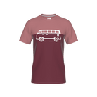 Abfahrt Kids T-Shirt - nightred-rose