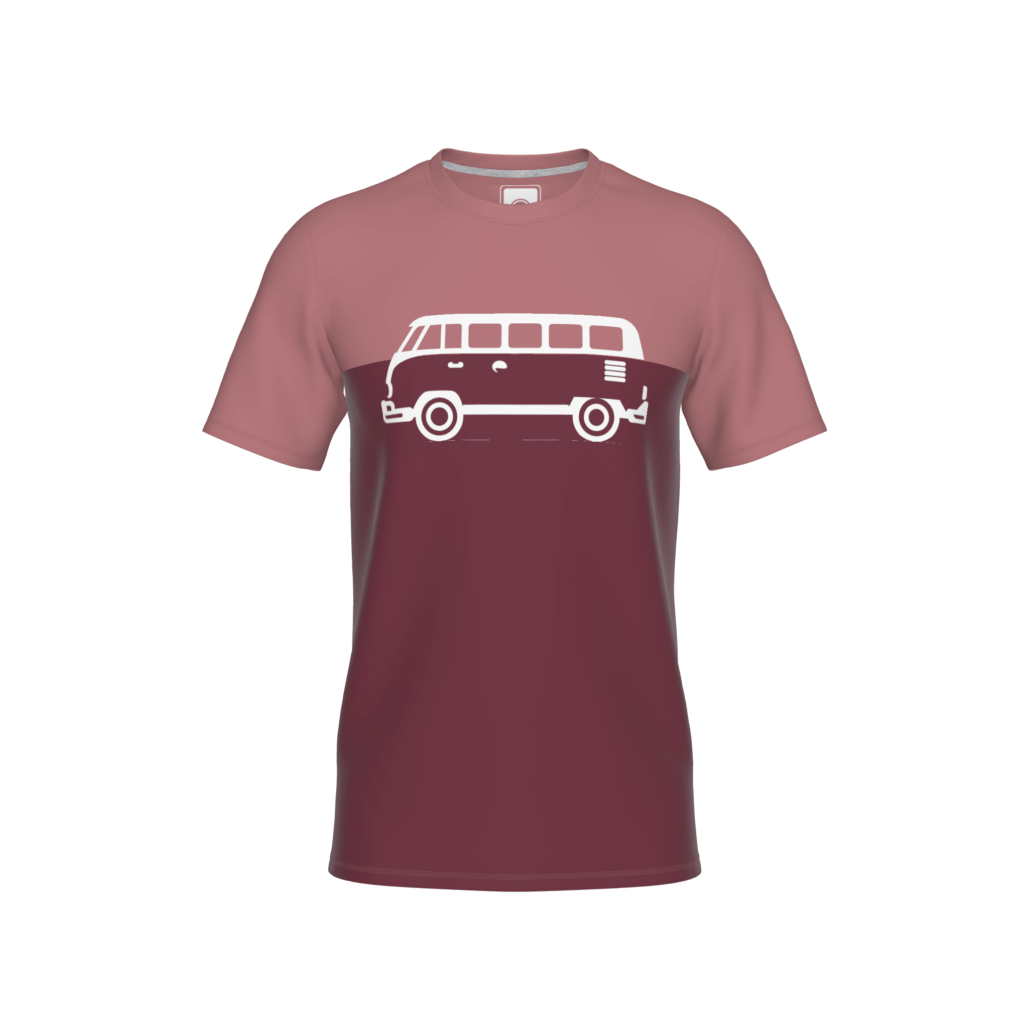 Abfahrt Kids T-Shirt - nightred-rose