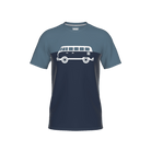 Abfahrt - T-Shirt Kids - darknavy-bluegrey