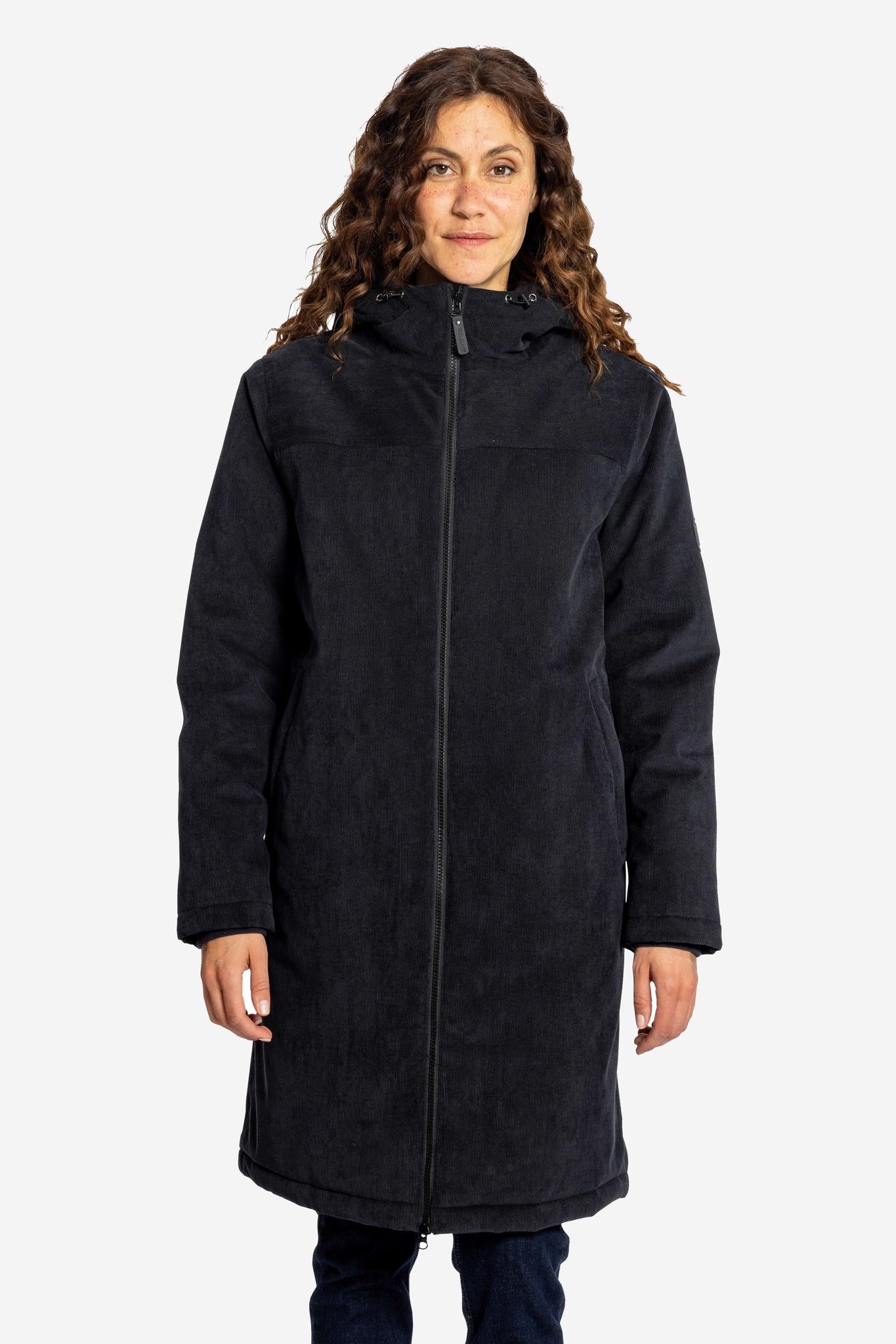 DUBLIN-Wasserdichter Cord Wintermantel für Damen-Elkline-8