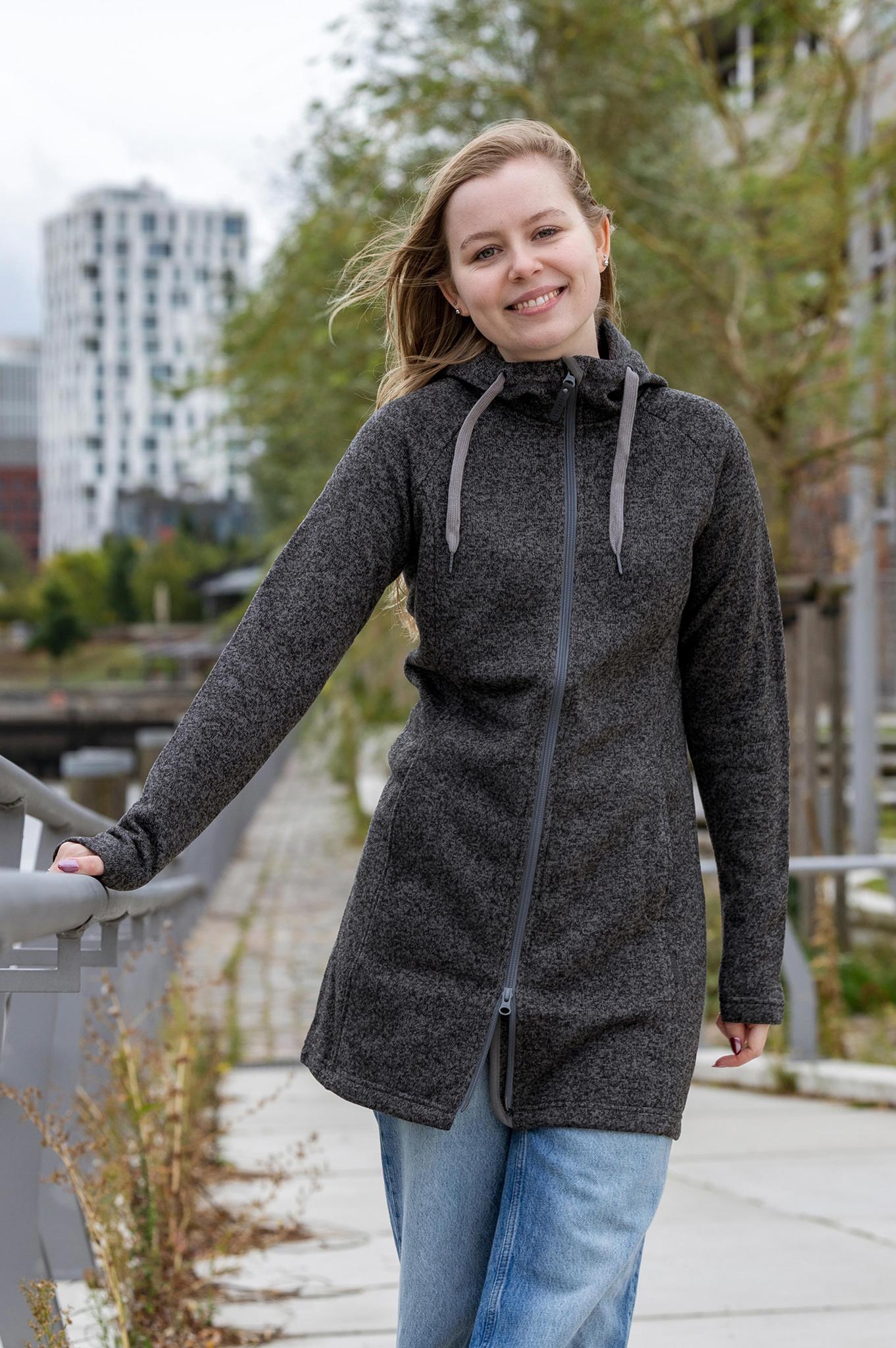 DURCHWÄRMER-Damen Fleecemantel-Elkline-10