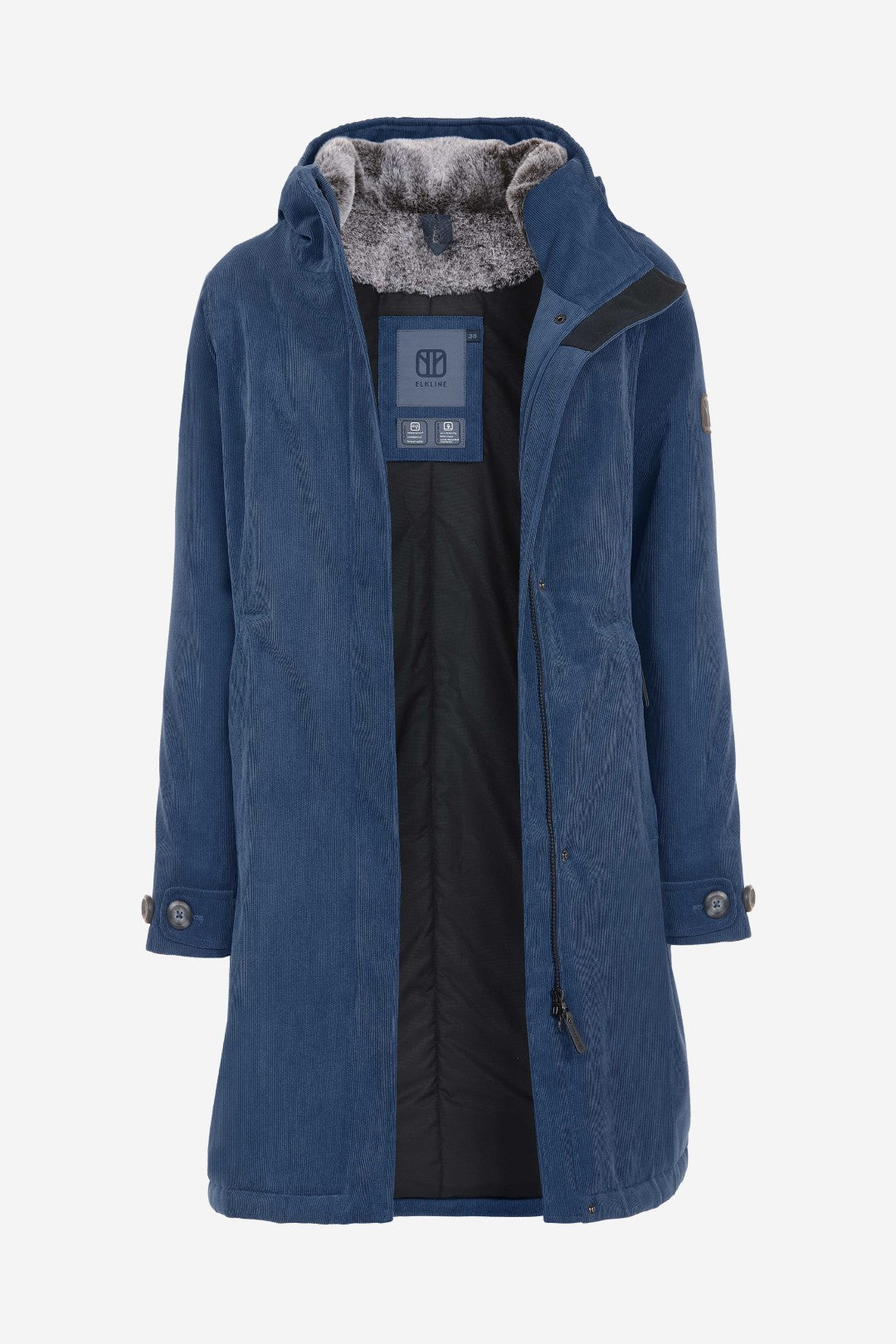 GLASGOW-Wasserdichter Cord Wintermantel für Damen-Elkline-33