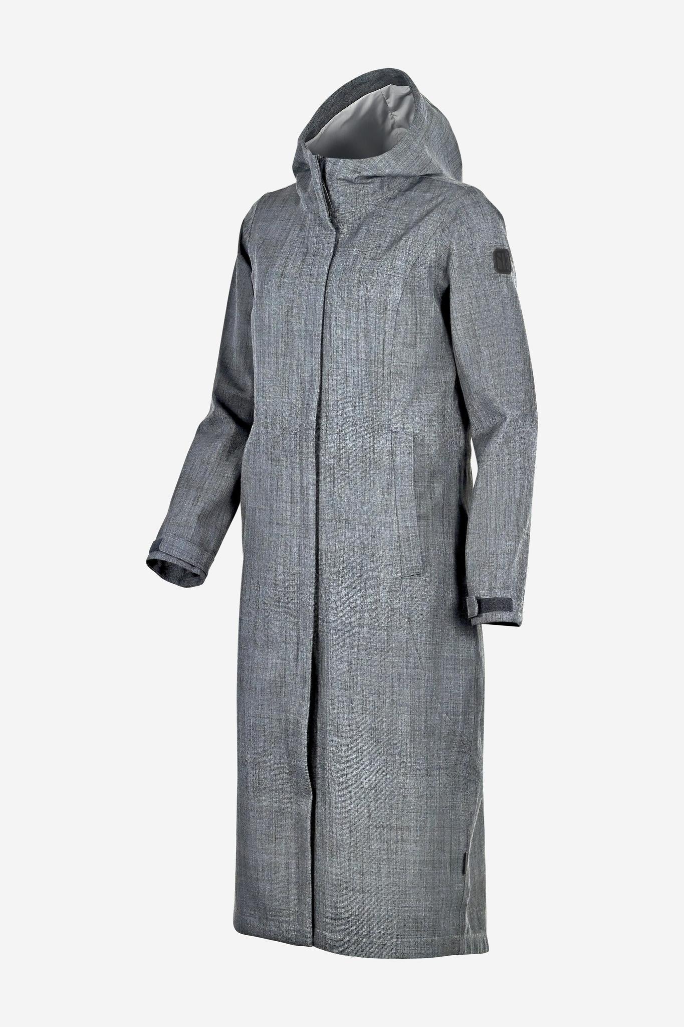 LONG DANCE-Langer wasserdichter Regenmantel für Damen-Elkline-2