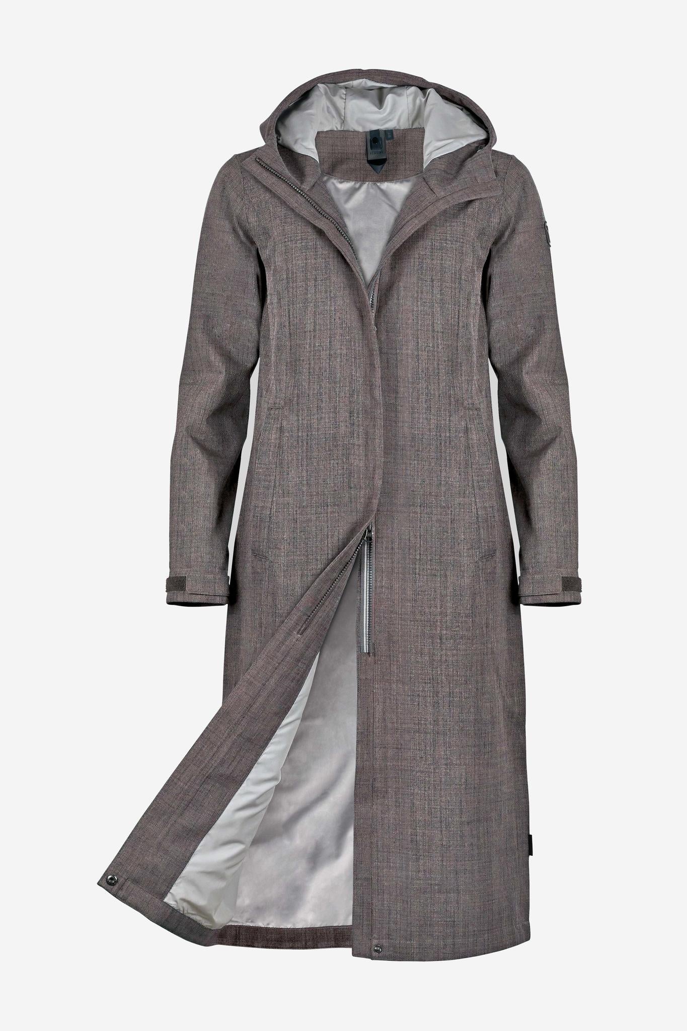 LONG DANCE-Langer wasserdichter Regenmantel für Damen-Elkline-8