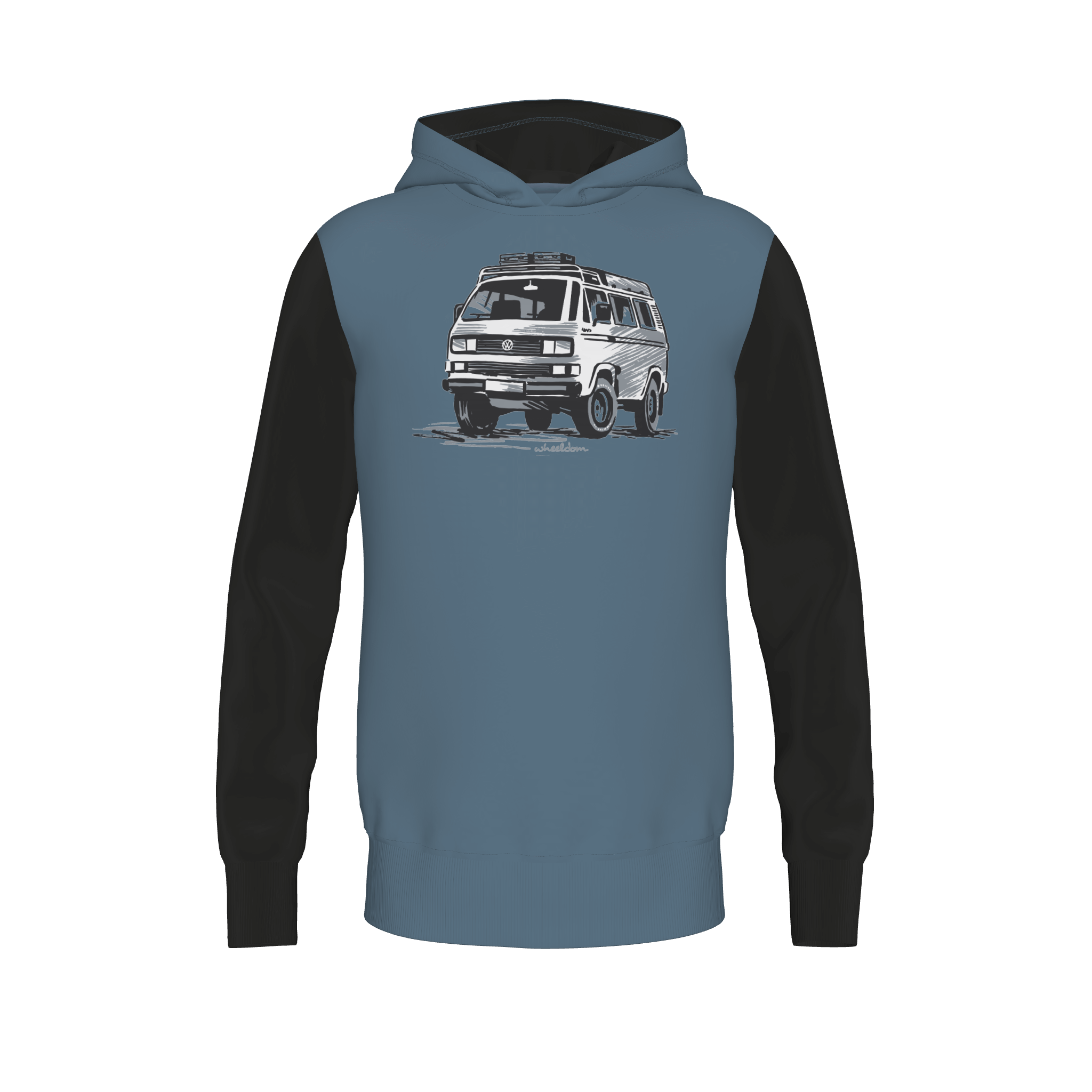 Sowasvon Kids Hoodie - bluegrey