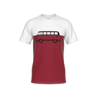 Träumweiter - T-Shirt - darkred-offwhite