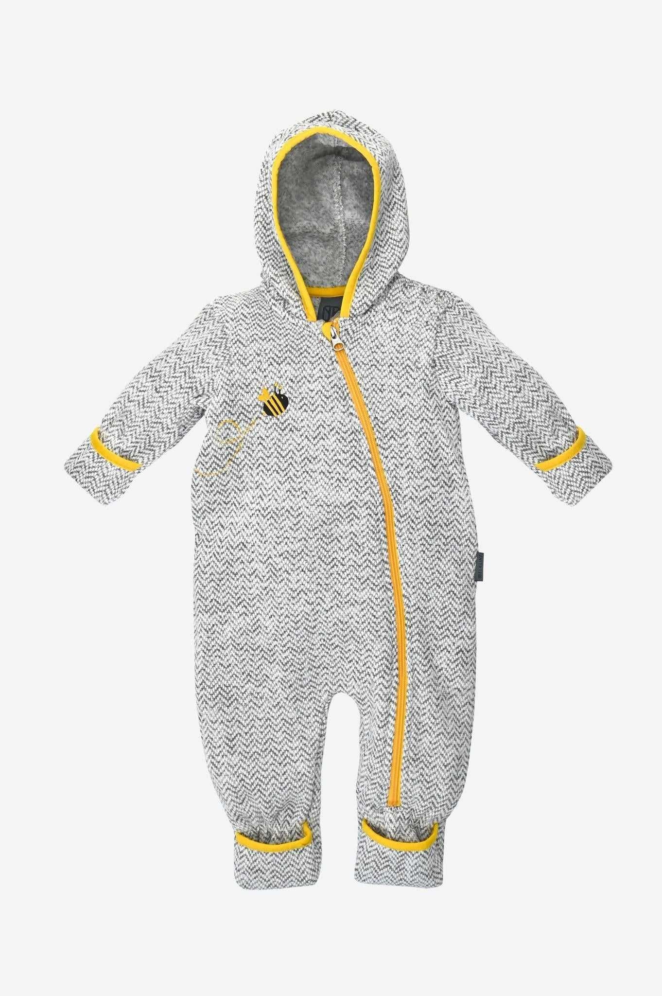 JUST BEE-Baby Fleece Overall-Elkline-4