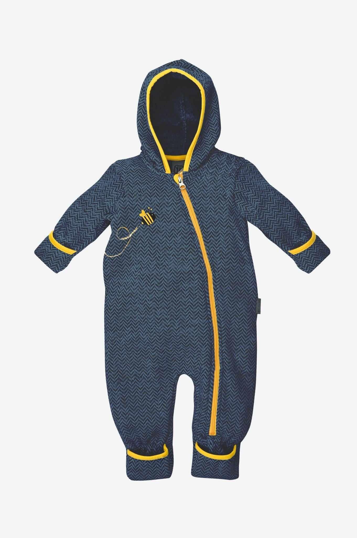 JUST BEE-Baby Fleece Overall-Elkline-1
