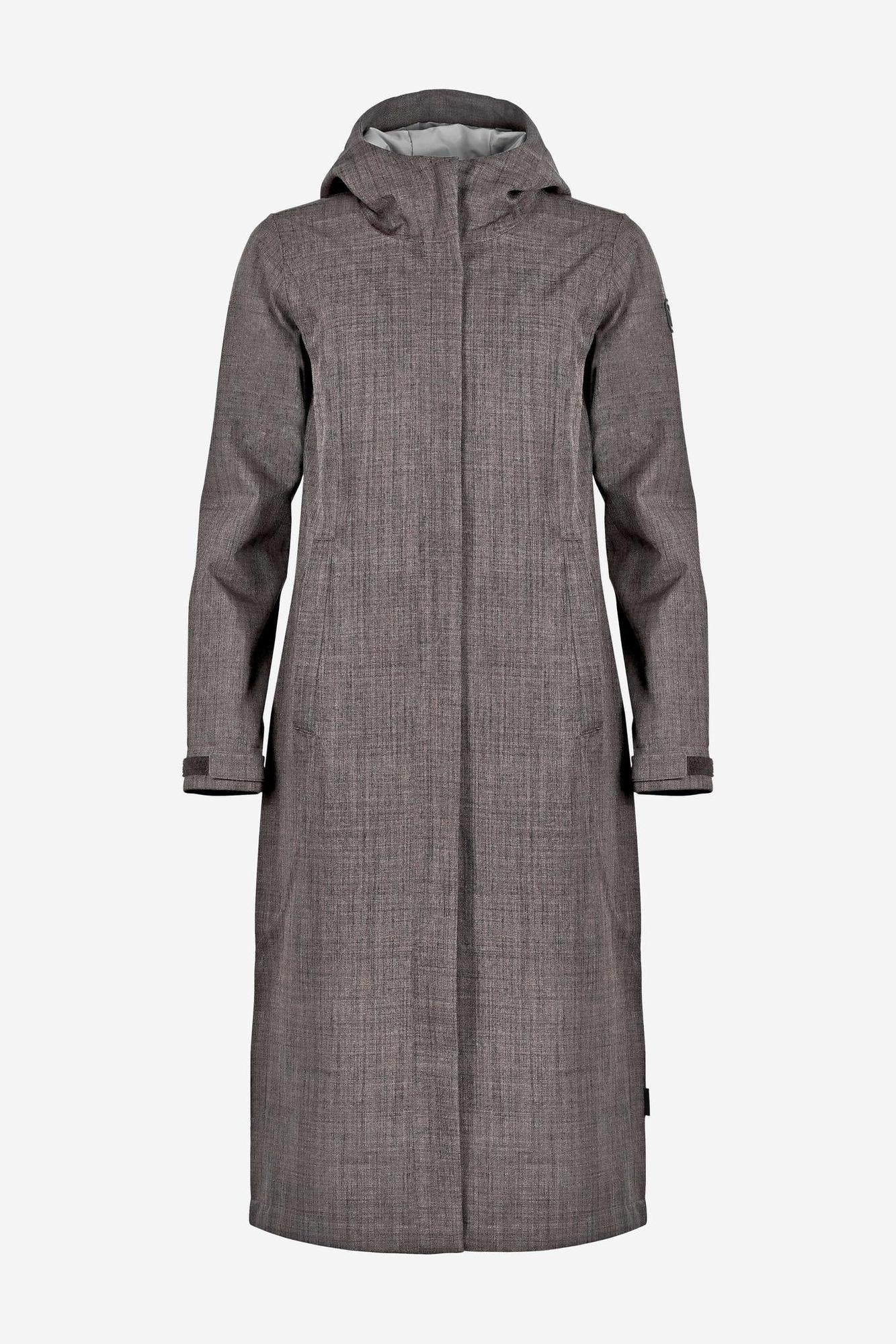LONG DANCE-Langer wasserdichter Regenmantel für Damen-Elkline-5