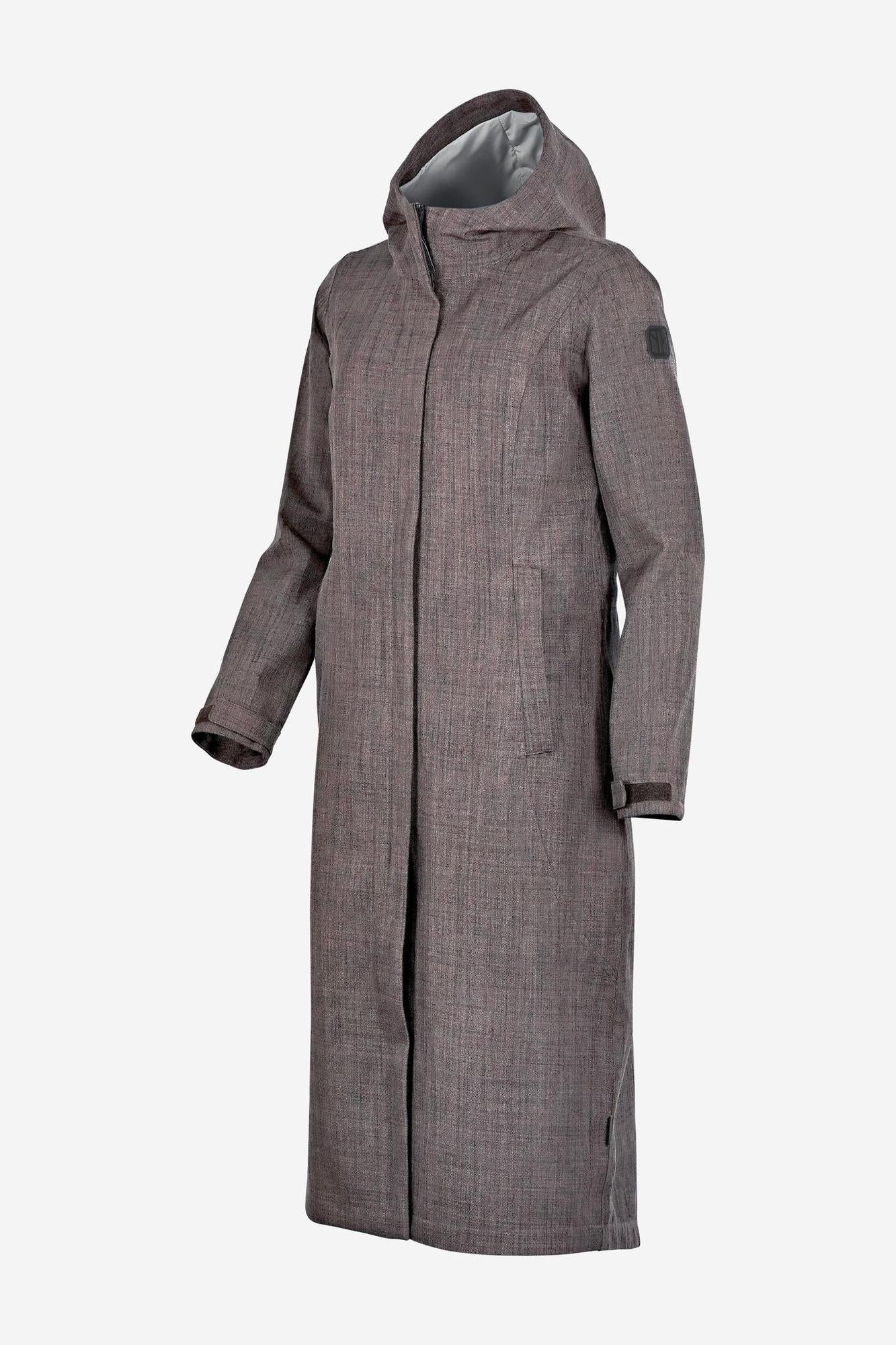 LONG DANCE-Langer wasserdichter Regenmantel für Damen-Elkline-6