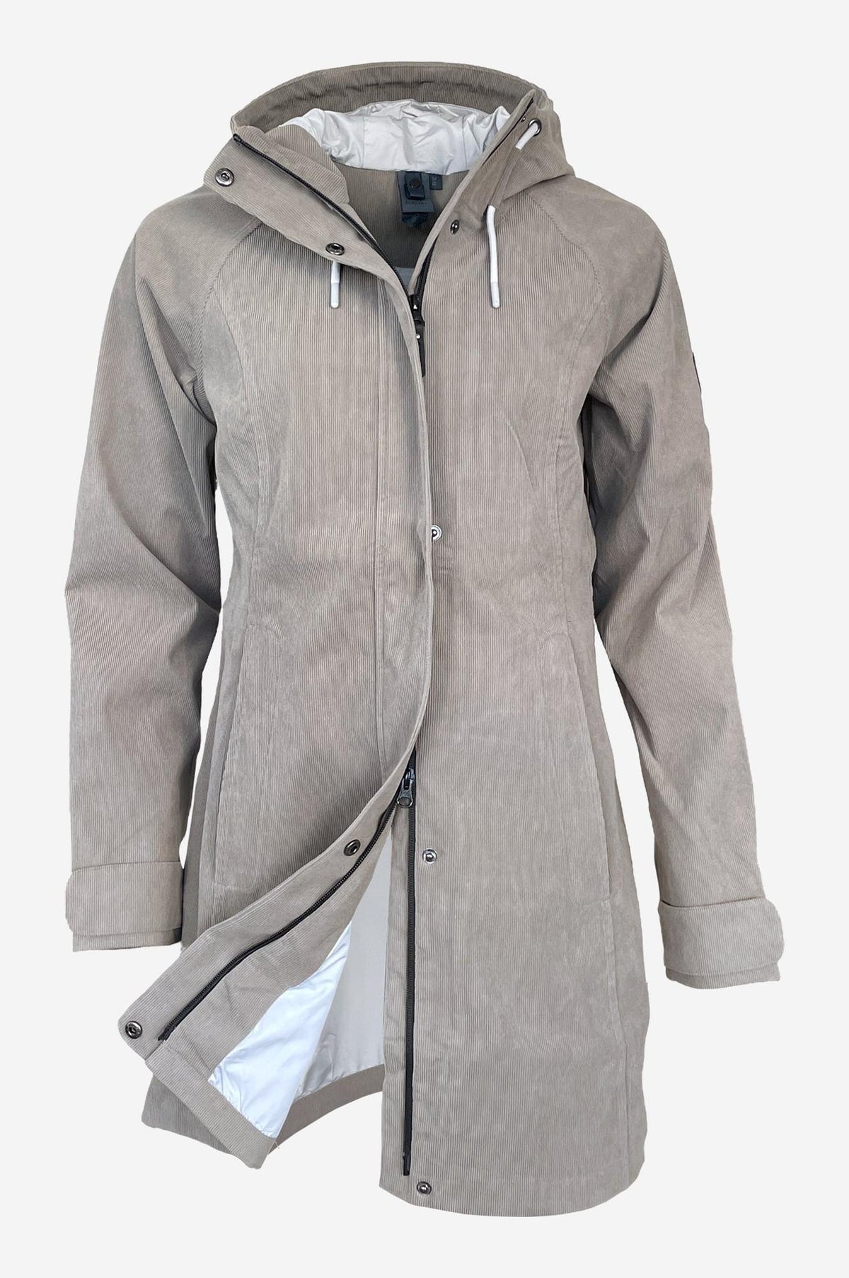 HASTENICHTGESEHEN Women's Corduroy Raincoat