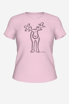 RUDOLFINE-Retro Elch T-Shirt aus reiner Bio-Baumwolle für Damen-Elkline-5