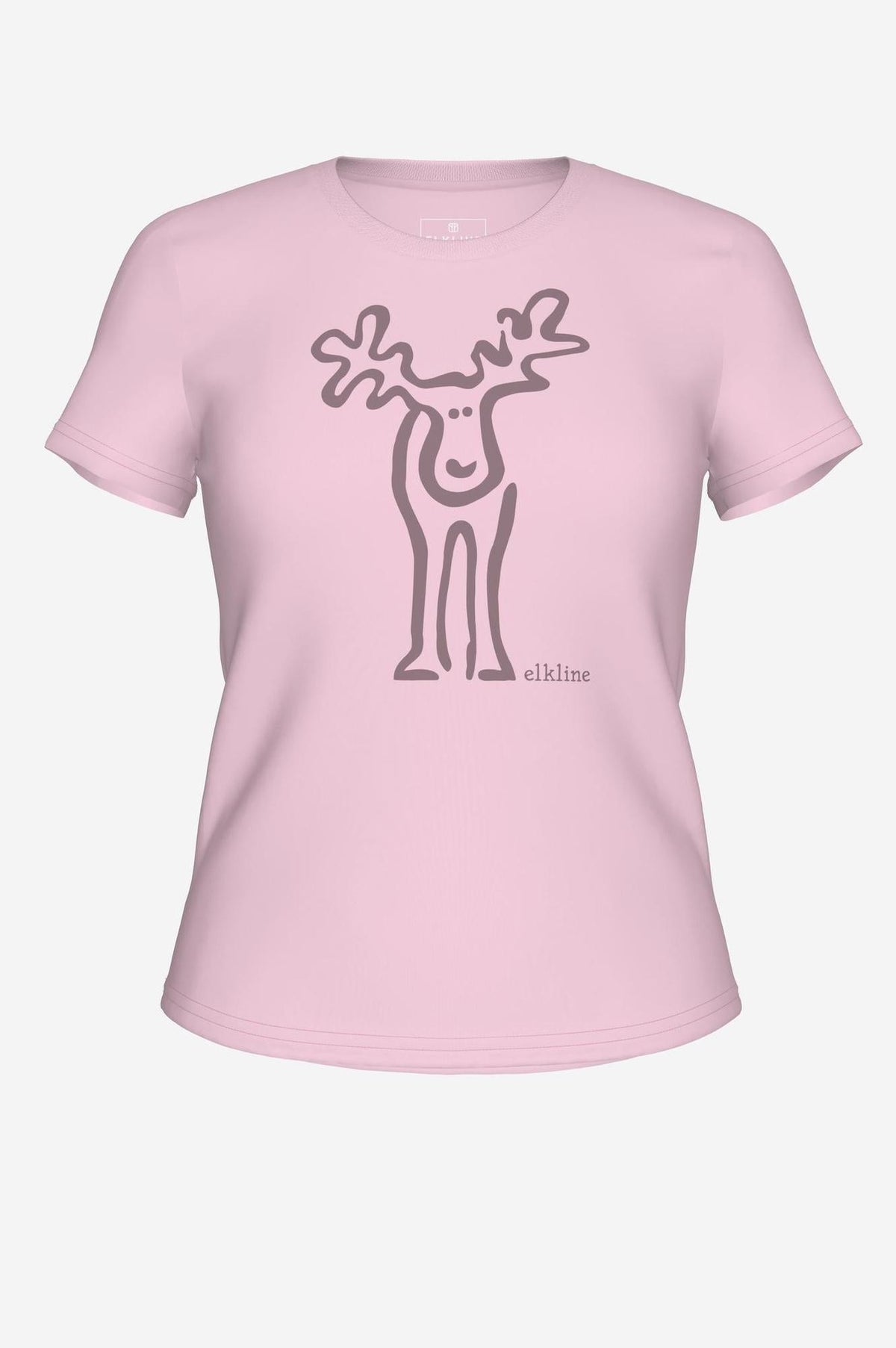 RUDOLFINE-Retro Elch T-Shirt aus reiner Bio-Baumwolle für Damen-Elkline-5
