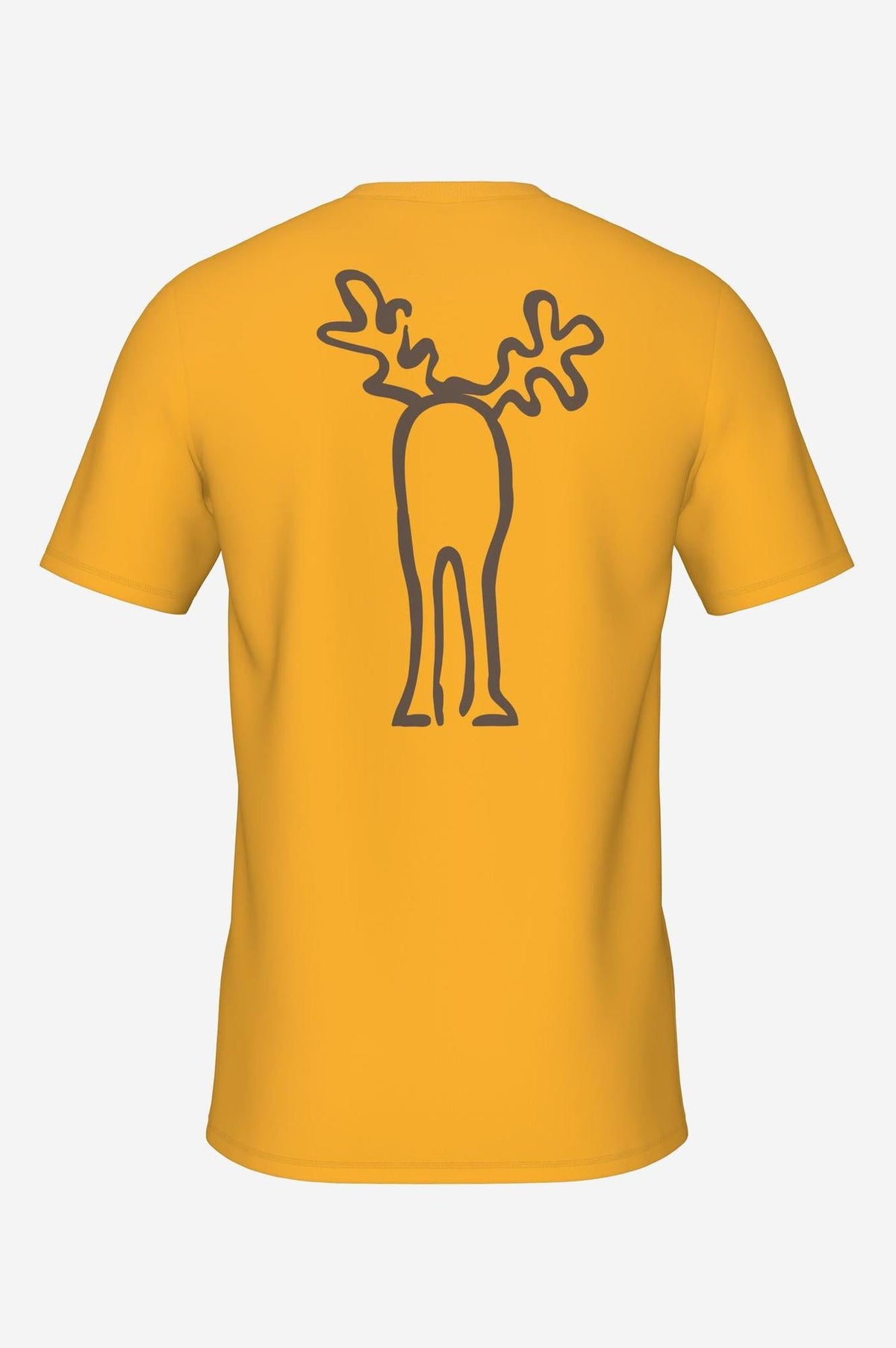 RUDOLF-Retro Elch T-Shirt aus reiner Bio-Baumwolle für Herren-Elkline-2