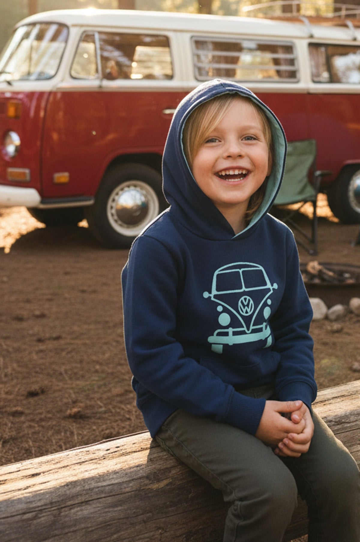 Mega - Kinder Hoodie Nightblue