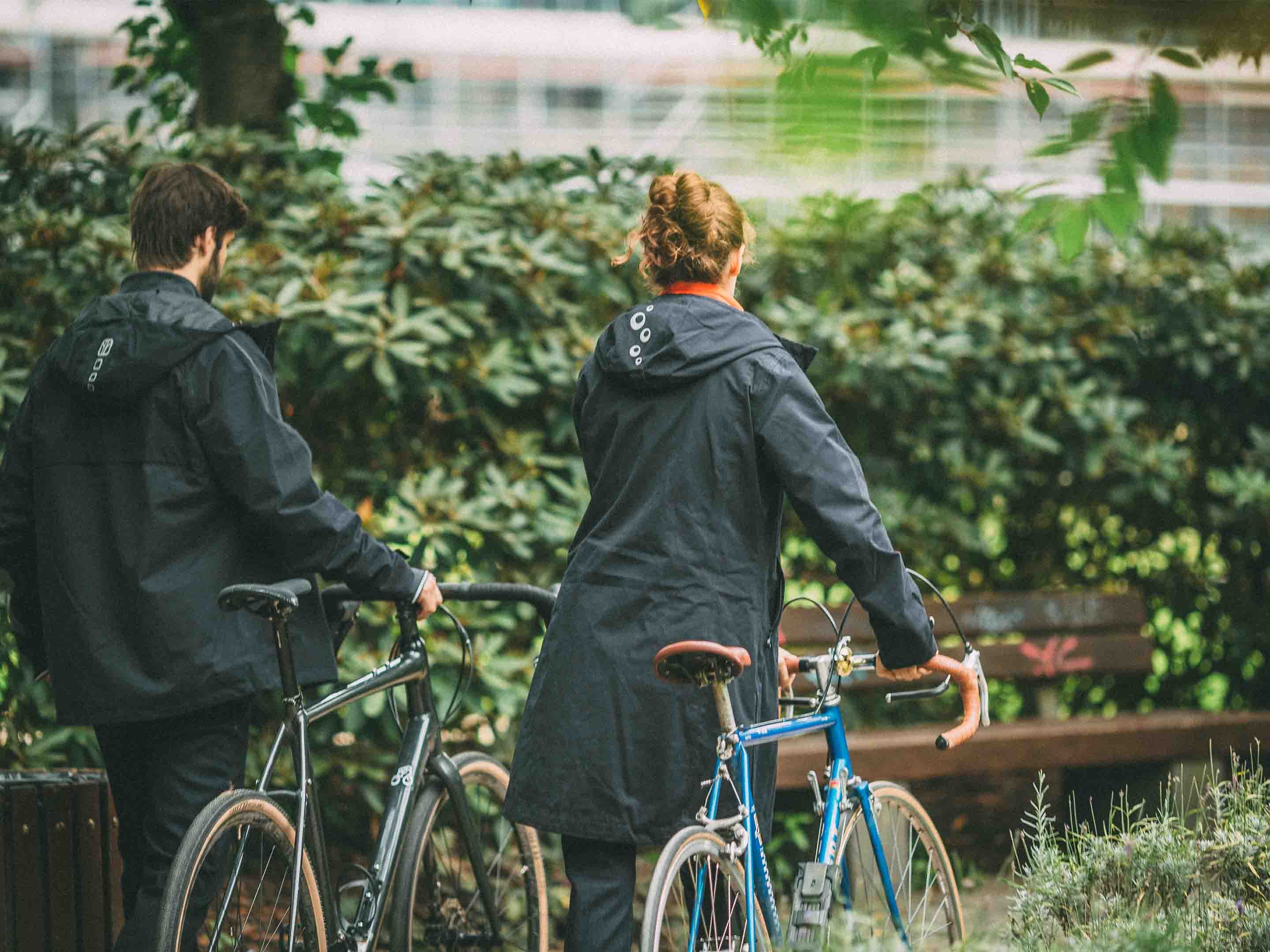 Reflektierende Kleidung für Fahrradfahrer