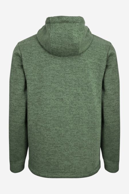MARS Fleece Hoodie für Herren soft olive - Elkline