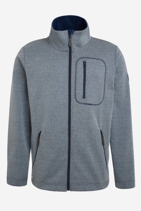 STRAIGHT ON Fleecejacke für Herren bluemelange - Elkline
