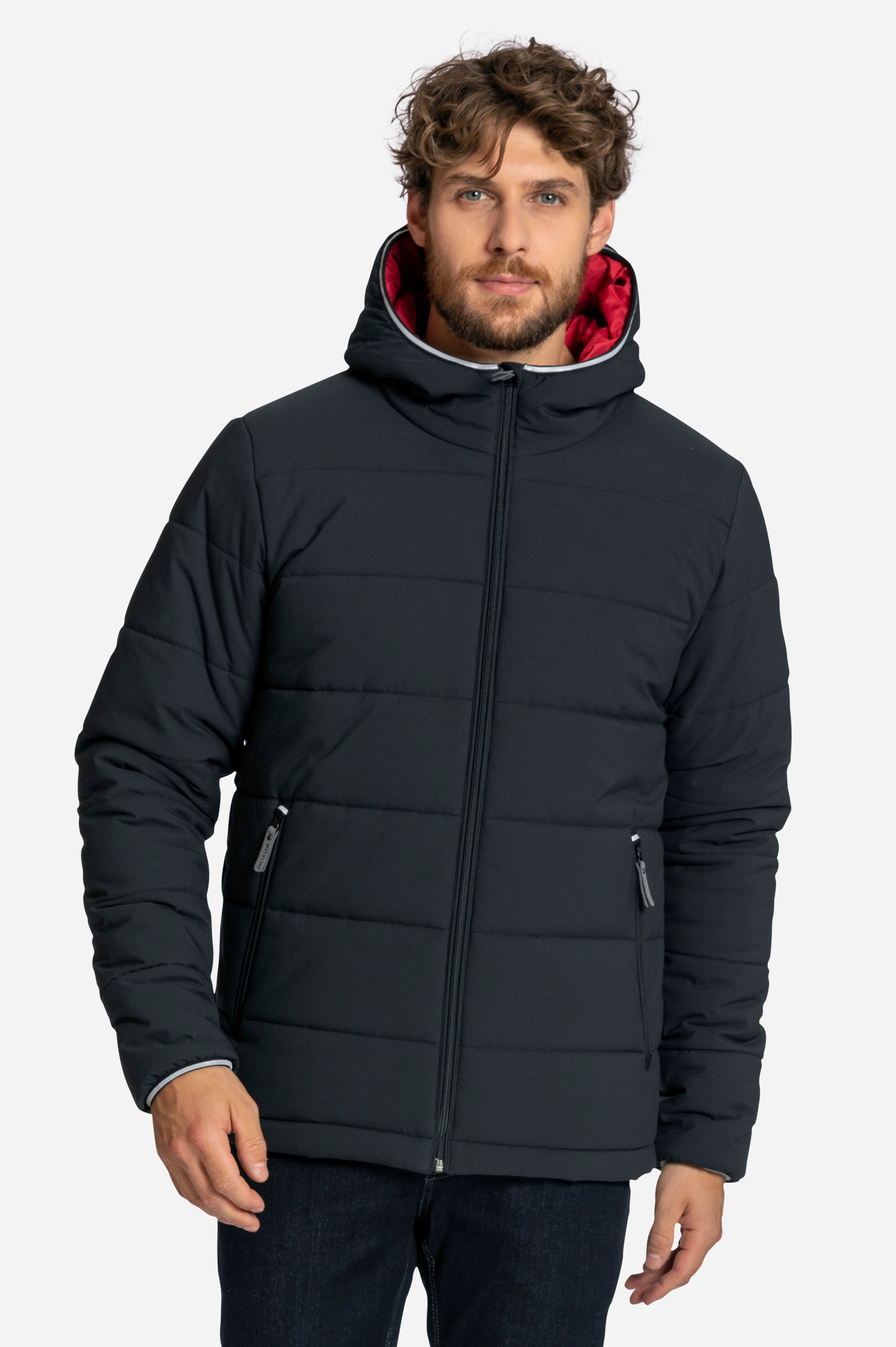 NORTHERN COMFORT Vegane Steppjacke für Herren black - Elkline