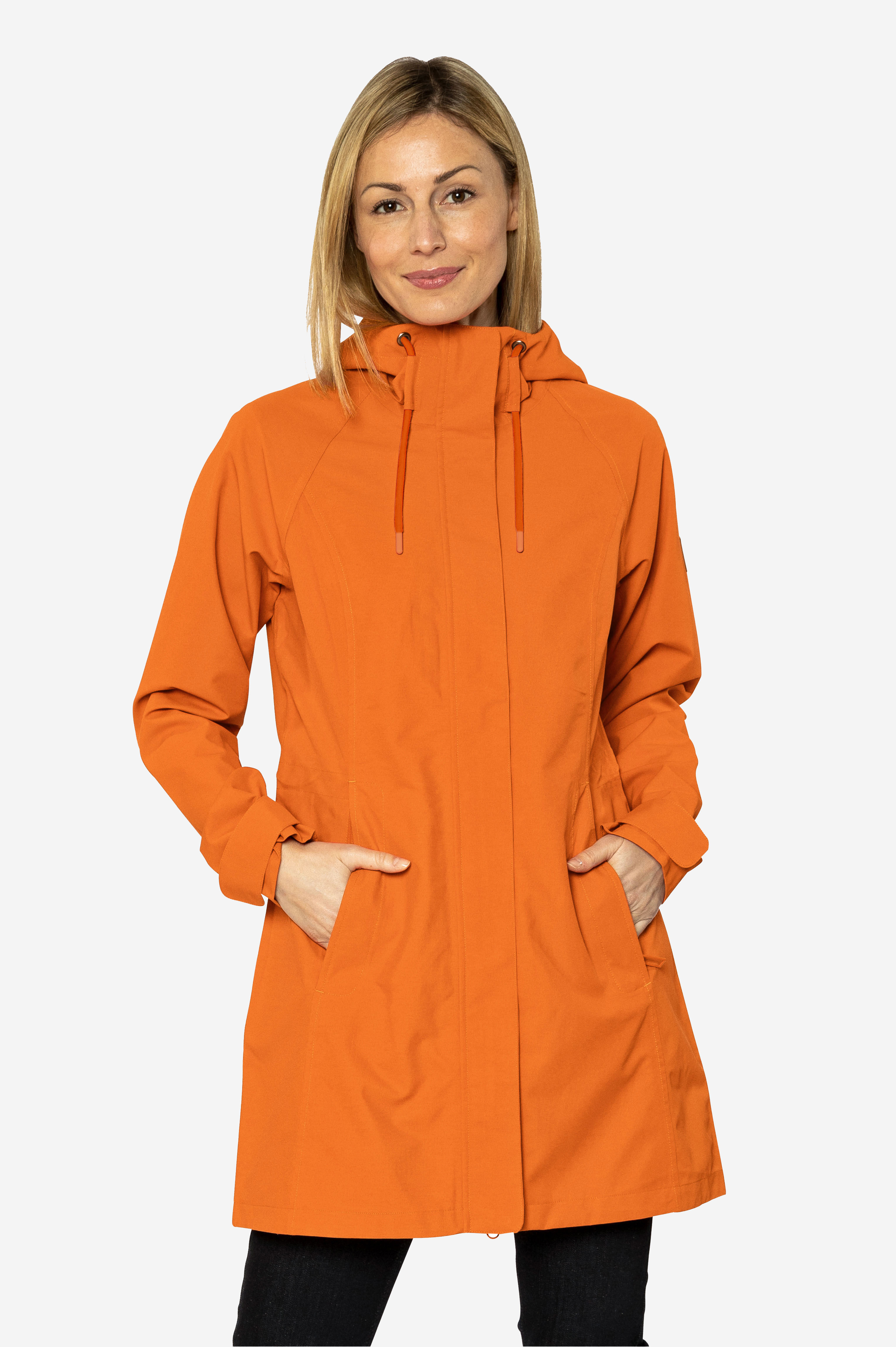 FEEL GOOD Wasserdichter Regenmantel für Damen amber Elkline